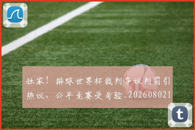 独家！排球世界杯裁判争议判罚引热议，公平竞赛受考验_20260802155930